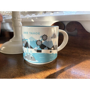 2015 Starbucks You Are Here Collection Lake Tahoe Coffee Tea Cup Mug 14 oz